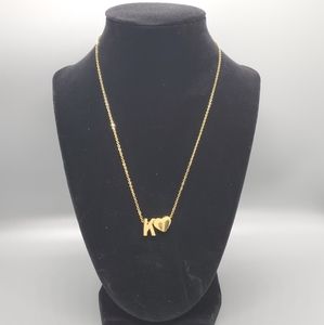 Initial Necklace for Women - Gold Stainless Steel